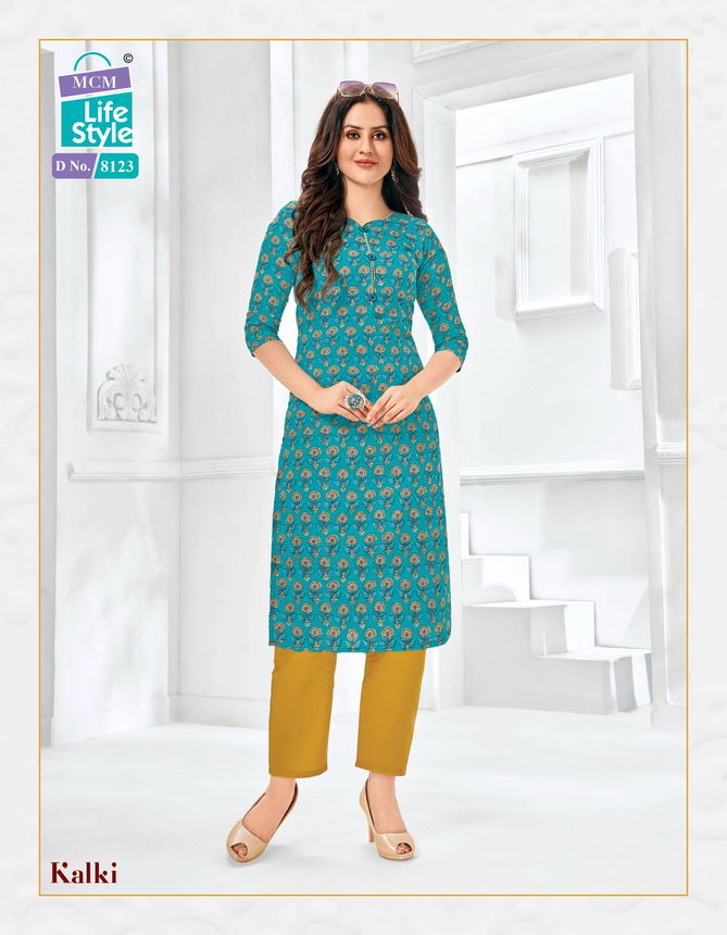 Mcm Life Style Kalki Vol 2 Printed Regular Kurti Collection
